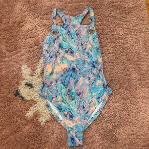 Urban Outfitters Out From Under Womens One Piece Swim Abstract Bathing Suit Sz M